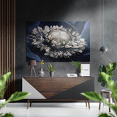Micro Beauty Brushed Aluminium Dibond Wall Art.